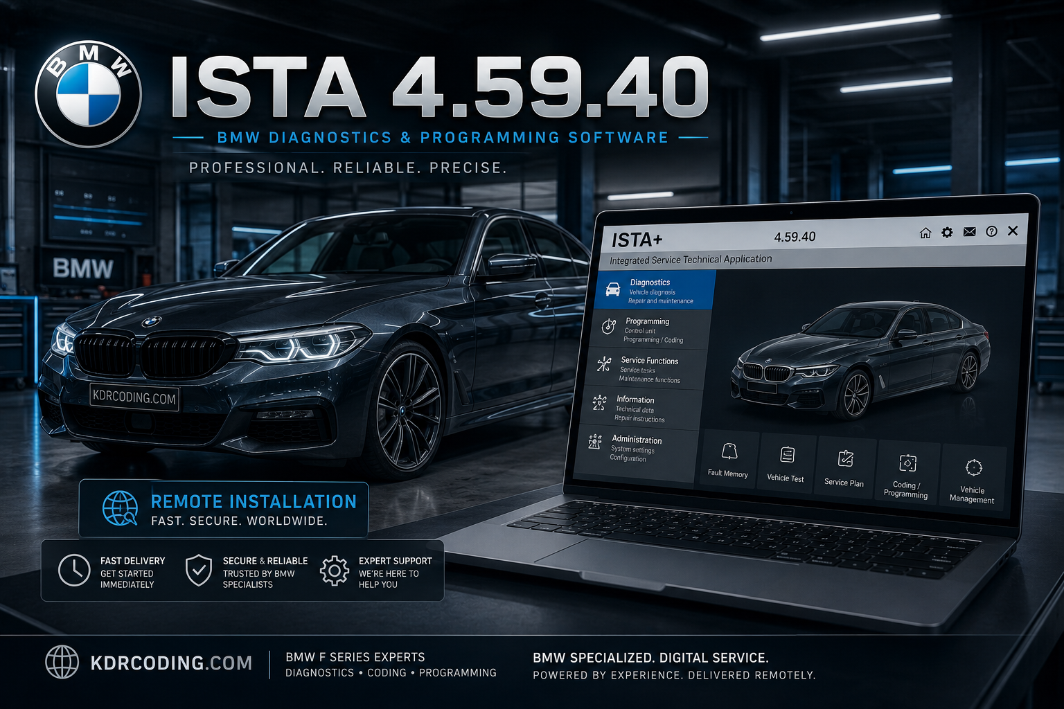 ISTA 4.59.40 latest version Fully Activated and FULLY REMOTE!